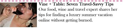 Vine + Table: Seven Travel-Savvy Tips