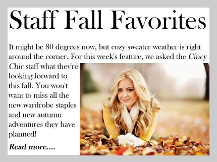 Staff Fall Favorites