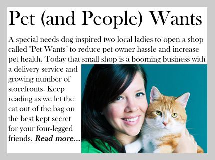 Pet (and People) Wants