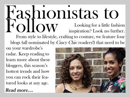 Fashionistas to Follow