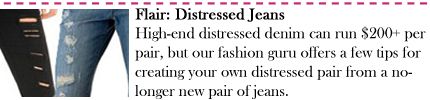 Flair: Distressed Jeans