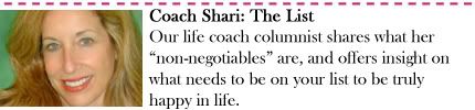 Coach Shari: The List