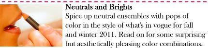 Neutrals and Brights