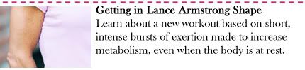 Getting in Lance Armstrong Shape