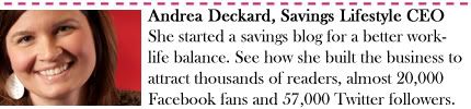 Andrea Deckard, Savings Lifestyle CEO