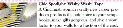 Chic Spotlight: Stacey Janning, Wishy Washi Tape