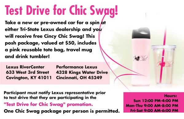 Lexus: Test Drive for Swag