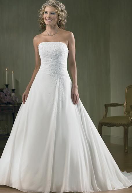 Special Strapless Wedding Bridal Gowns