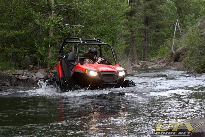 Jon "Crowdog" Crowley taking the new 2011 RZR4 for a spin..check out those 
