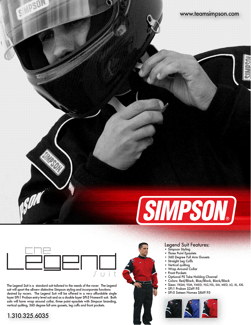 Simpson Racing Suit