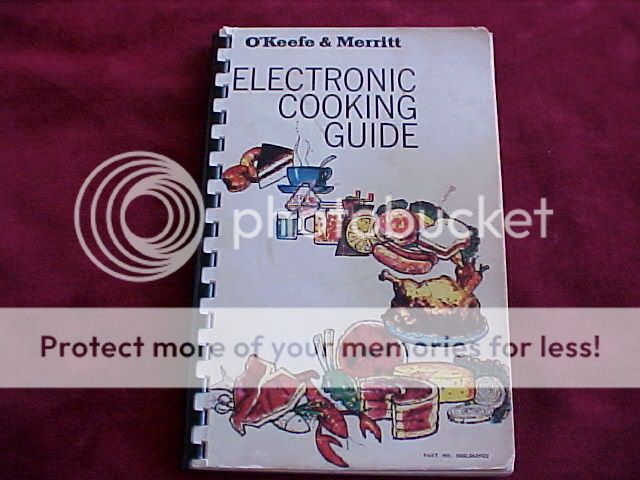 Keefe & Merritt Electronic Microwave Cooking Guide  