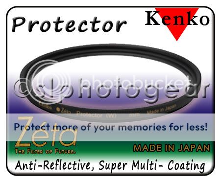 Kenko Zeta ZR Coated Clear Lens Protector Filter 72mm *USA Authorized