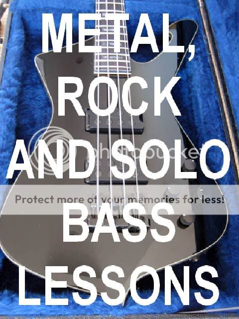 Metal Rock and Soloing Bass Guitar Lessons DVD Video