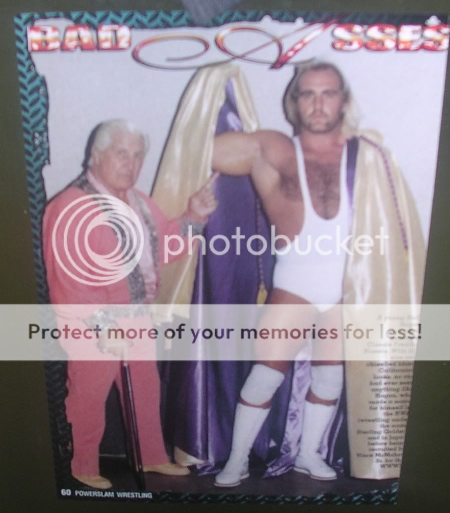 Hulk Hogan and Classie Freddie Blassie Wrestling Poster