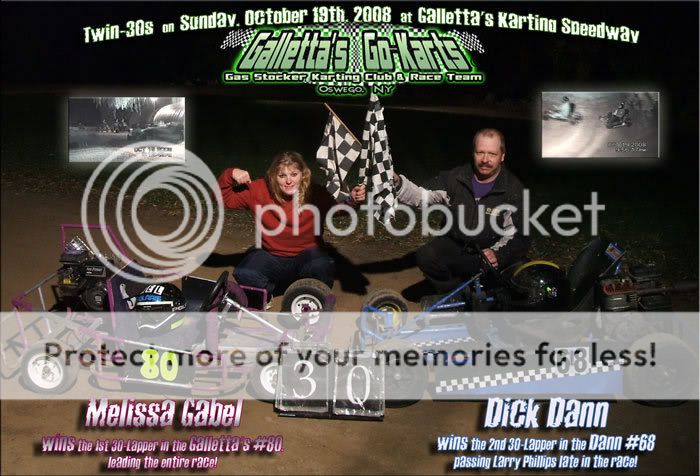 Melissa Gabel & Dick Dann win on 10/19/2008