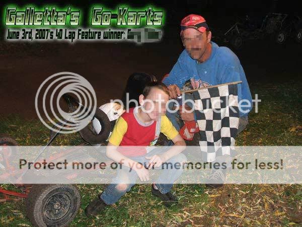 6/3/2007 Winner Gary Miller (with Son Colin)