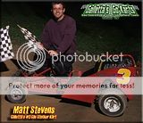Matt Stevens in the Galletta's #3 Kart (2008 pic)