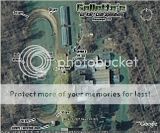 The Galletta's go-kart track from space! Click for this pic and how to get here!